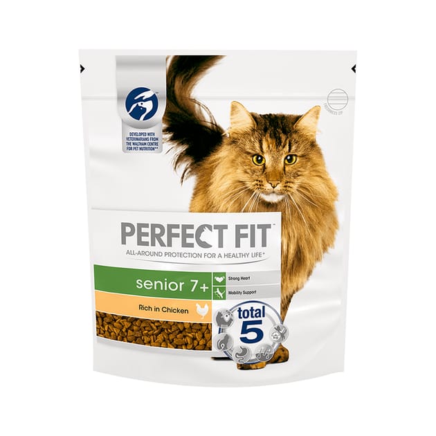 Perfect Fit Adult 7 Complete Dry Cat Food Rich in Chicken 750g