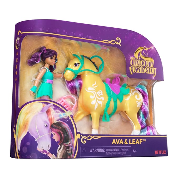 Unicorn Academy Ava & Leaf Doll Set