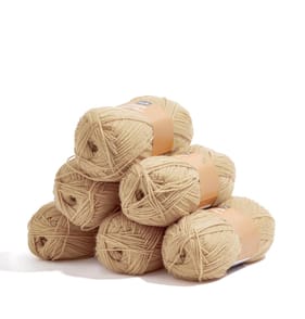 Crafty Things Double Knit Yarn 100g - Beige x6