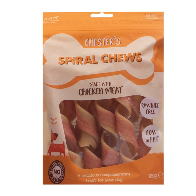 Chester's Spiral Chews 180g