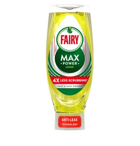 Fairy Max Power Washing Up Liquid Lemon 640ml