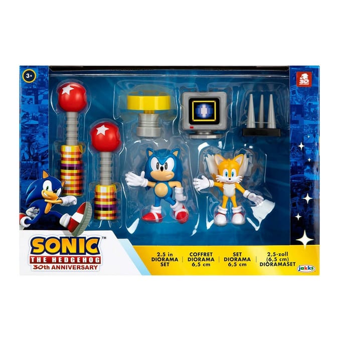 Sonic The Hedgehog 30th Anniversary Diorama Set
