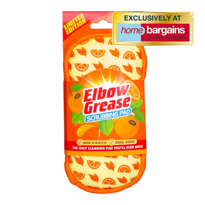 Elbow Grease Scrubbing Pad - Orange & Ginger