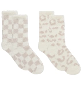 Originals Beige Fluffy Socks Size 3-7