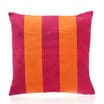 The Outdoor Living Collection Orange & Pink Stripe Cushion