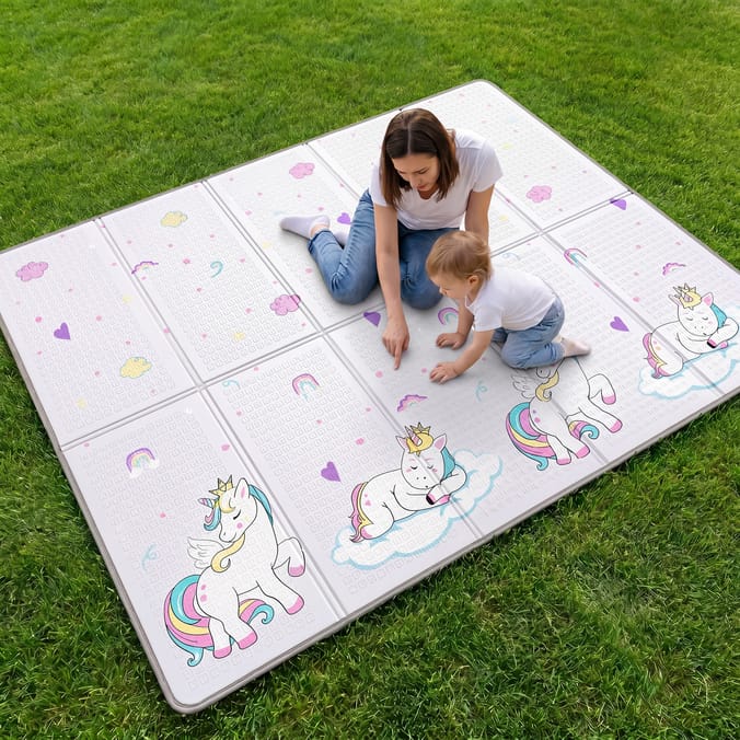 Liberty House Toys Kids Unicorn Play Tent and Play Mat Set