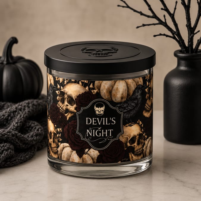 Scents of Salem Halloween Scented Candle 350g - Devil's Night 