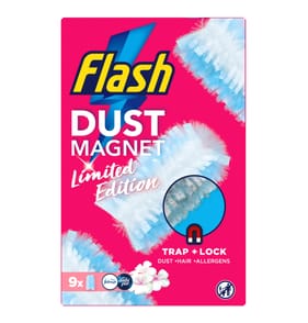 Flash Duster Dust Magnet Trap & Lock 9 Refills