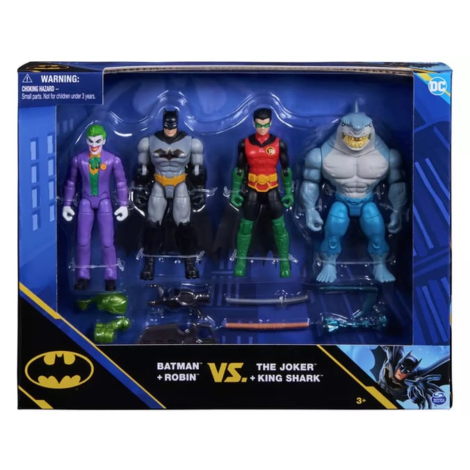 DC Comics Batman 4-inch Figure Pack of 4