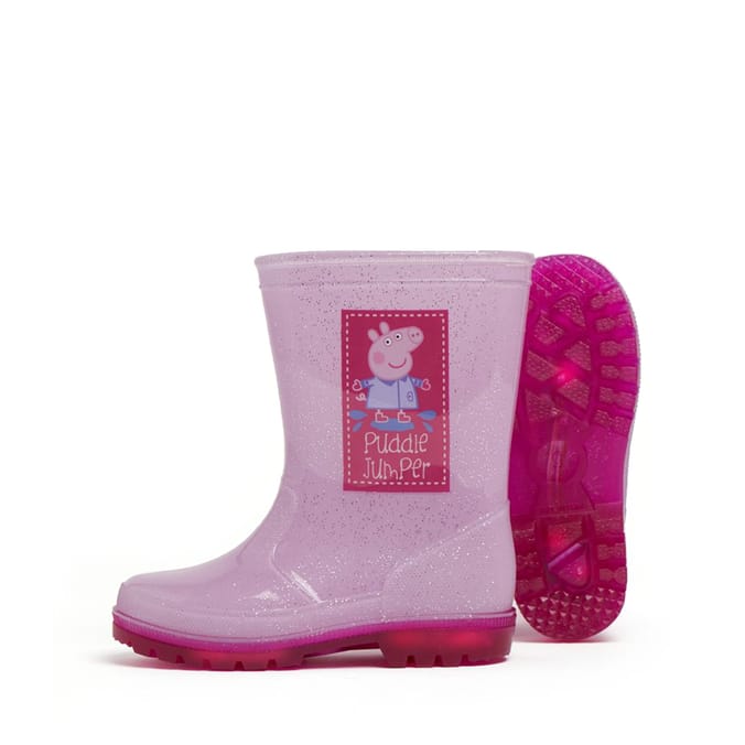 Peppa pig glitter light top up welly