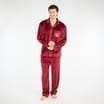 Burgundy Polar Express Mens Pyjamas