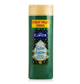 Carex Festive Edition Shower Gel 500ml - Frosted Eucalyptus
