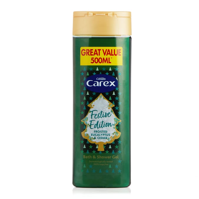 Carex Festive Edition Shower Gel 500ml - Frosted Eucalyptus