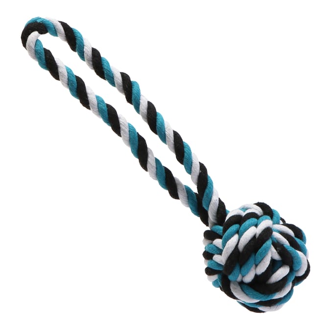 My Pets Play! Rope Ball Tugger Assorted