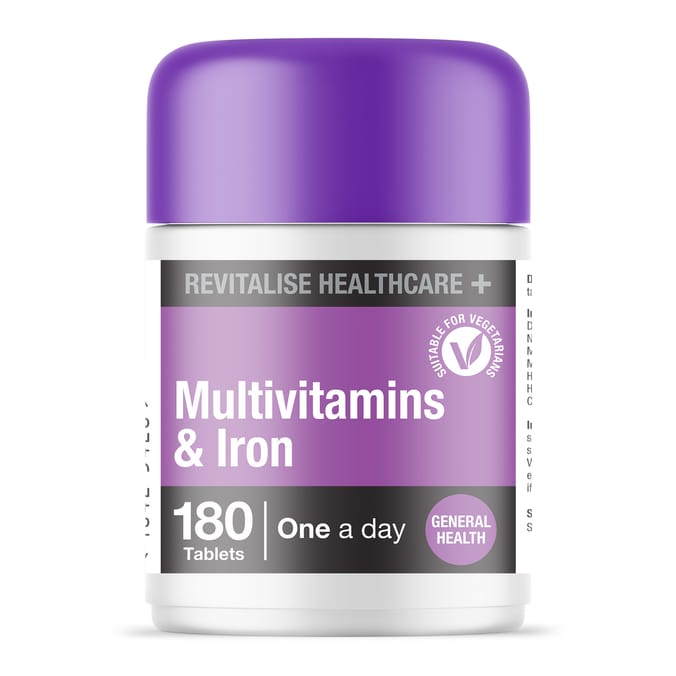 Revitalise Healthcare + Multivitamins & Iron 180s