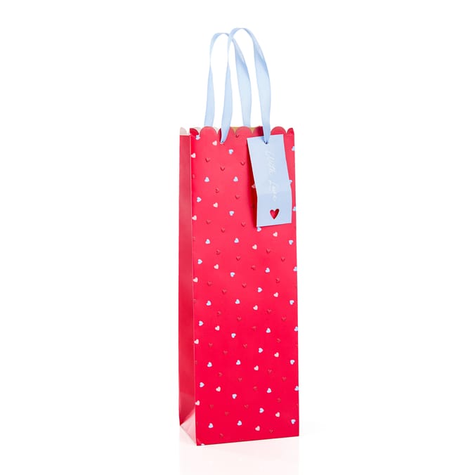With Love Valentines Bottle Gift Bag