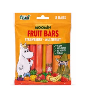 Frugi Moomin Fruit Bars 8 Pack 120g - Strawberry & Multifruit