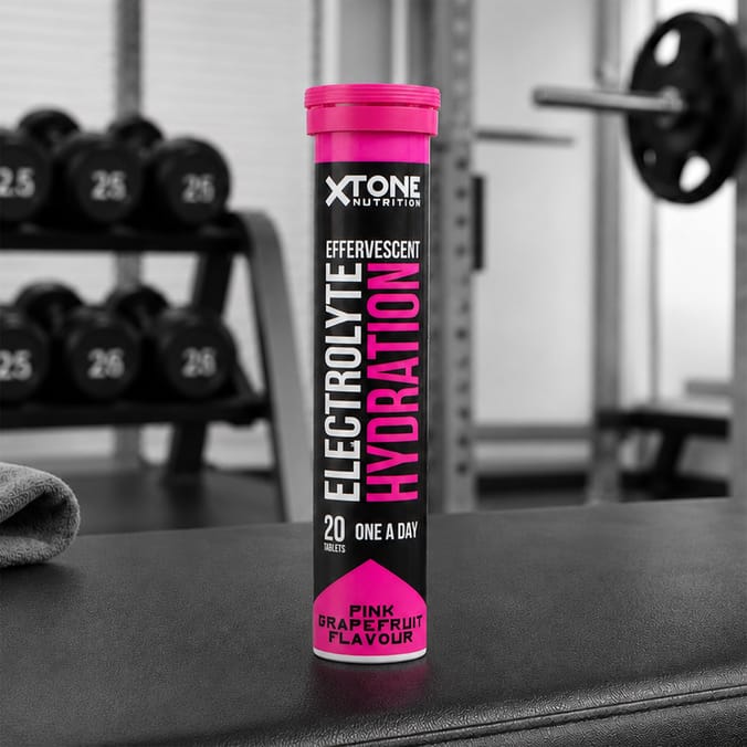 XTone Nutrition Electrolyte Hydration Effervescent Tablets 20s - Pink Grapefruit
