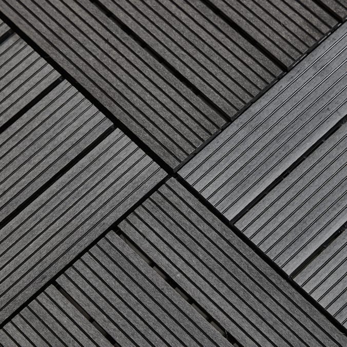 Jardin Composite Decking Tiles 4 Pack