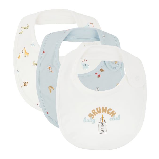Pure Baby Bibs 3 Pack