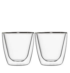 Vivo Double Walled Glass 2 Pack 80ml