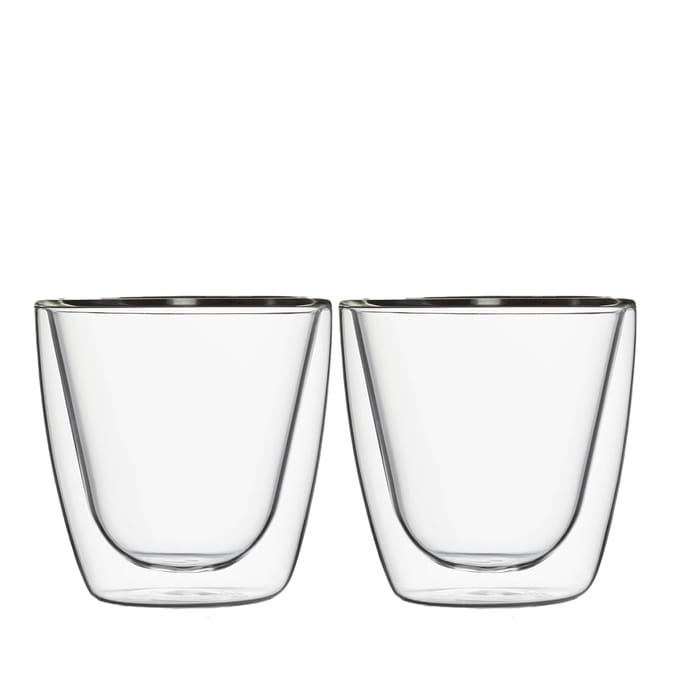 Vivo Double Walled Glass 2 Pack 80ml