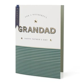 Fathers Day Card - For a Wonderful Grandad