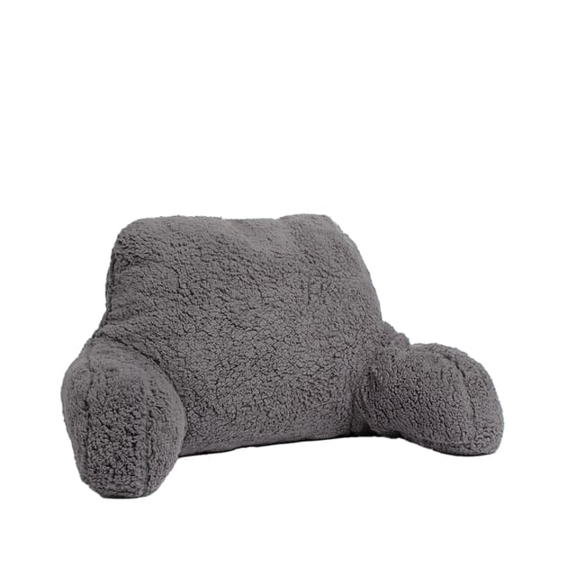 Teddy Soft Support Cushion Grey Home Bargains