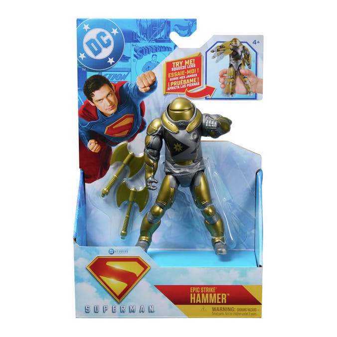 DC Superman Epic Strike Action Figure 15cm - Hammer