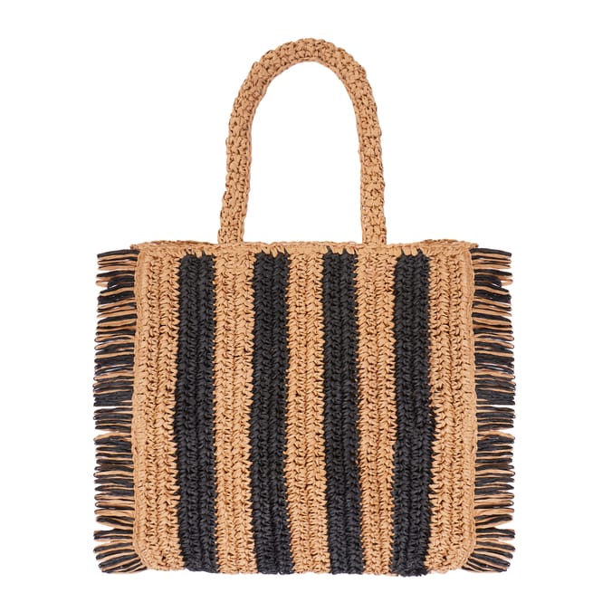Originals Straw Fringed Beach Bag