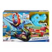 Hot Wheels City T-Rex Stunt Track Playset And Vehicle