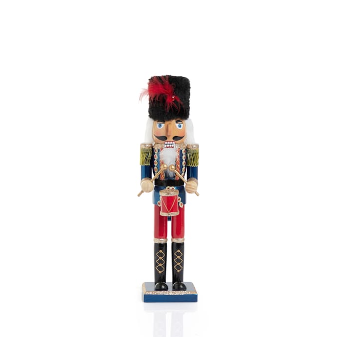 Festive Feeling 38cm Wooden Traditional Nutcracker