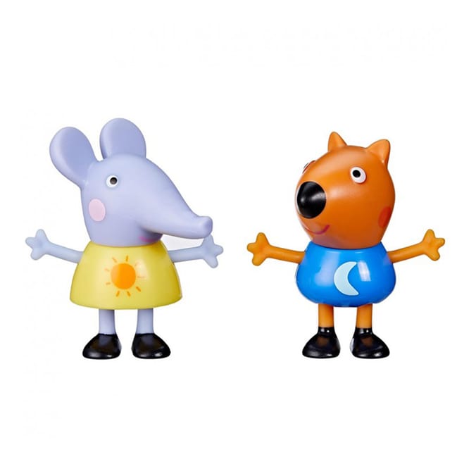 Peppa Pig Best Friends Figure 2 Pack - Emily Elephant & Freddy Fox