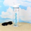 Personalised Water Bottle - Blue Name