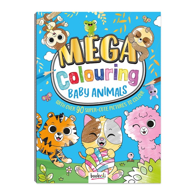 Mega Colouring - Animals | Home Bargains