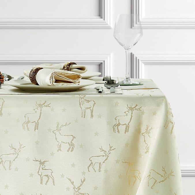 Jacquard Tablecloth 229x187cm