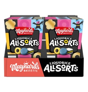 Bassetts Liquorice Allsorts Candy 300g x6