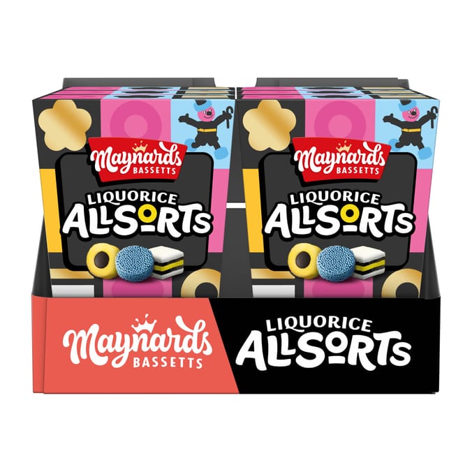 Bassetts Liquorice Allsorts Candy 300g x6
