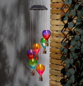 Firefly Solar Light Co Hot Air Balloon Mobile Solar Lights - Multicolour 2