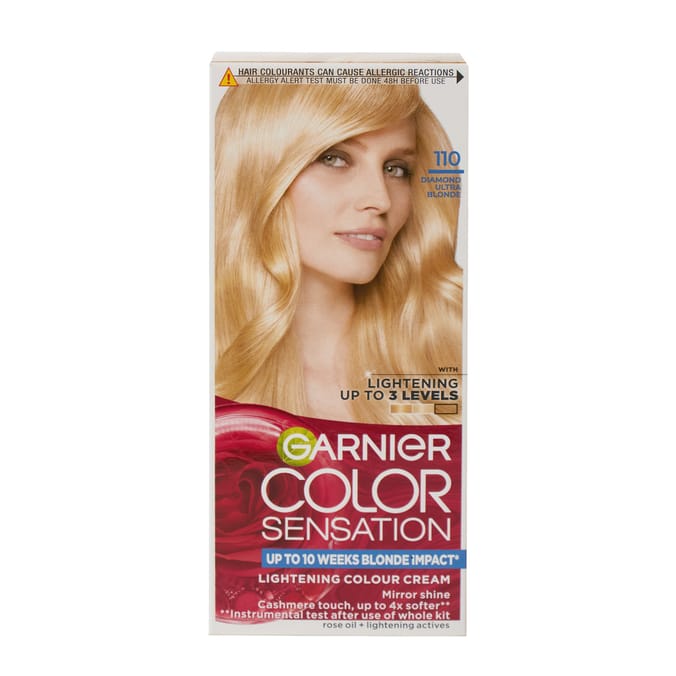 Garnier Color Sensation Permanent Hair Dye - 110 Diamond Ultra Blond