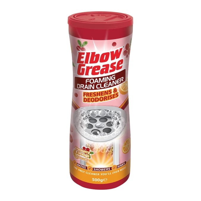 Elbow Foam Drain Cleaner 500g Cranberry & Orange
