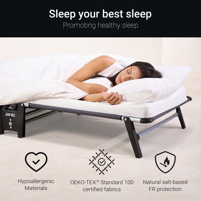 Jay-Be HE70 Hideaway Folding Bed with e-Fibre Mattress - Single