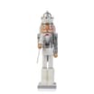 Nordic Spirit Wooden Nutcracker 38cm - Silver