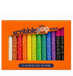 Scribble Pop Shop 12 Scented Felt Tip Pens