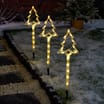 Prestige Battery Operated LED Tree Stake Lights 3 Pack