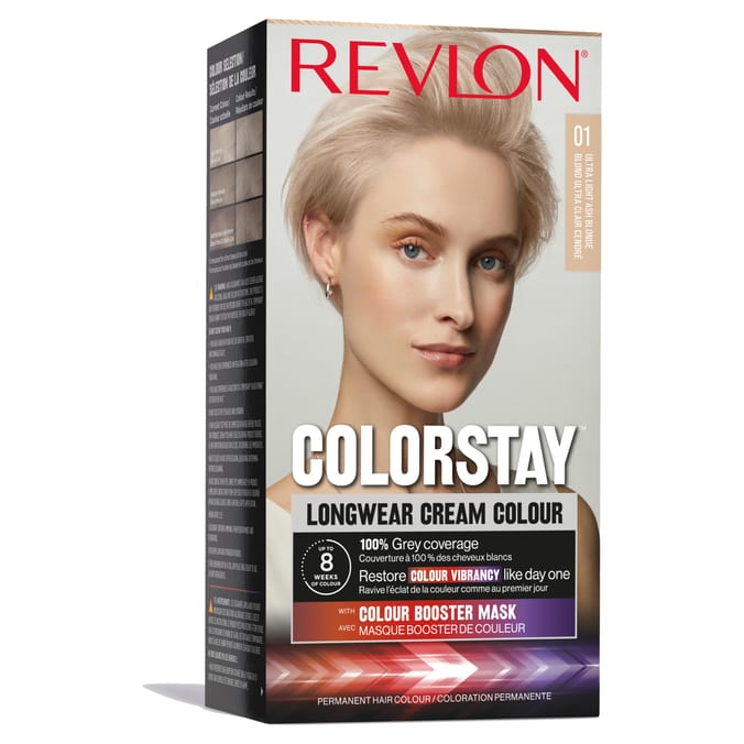 Revlon Colorstay - 01 Ultra Light Ash Blonde Longwear Cream Colour