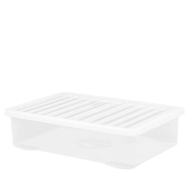 Wham 46L Crystal Storage Box & Lid Home Bargains