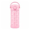 Printed Stainless Steel Pink Water Bottle 350ml - Bow 