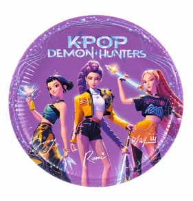 K-Pop Demon Hunters Paper Plates 8 Pack
