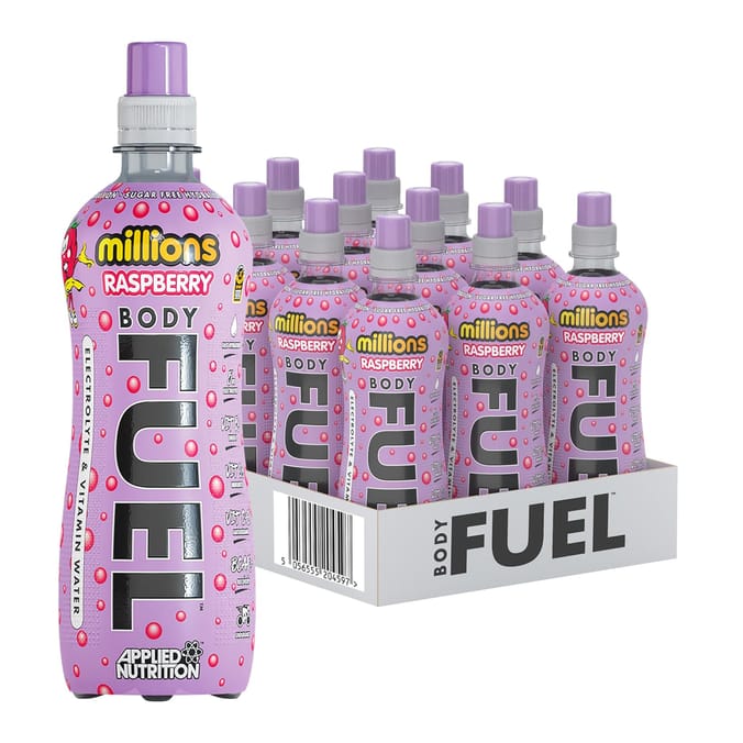 BodyFuel Hydration & Electrolyte Water 500ml - Millions Raspberry